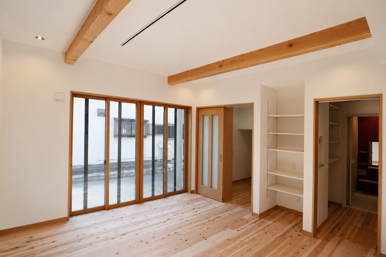【狭小平屋】１LDK１５坪！黒い切妻外観と木の温もりが調和　大きな収納部屋を設けた終の棲家　越谷市Y様邸の周辺環境写真