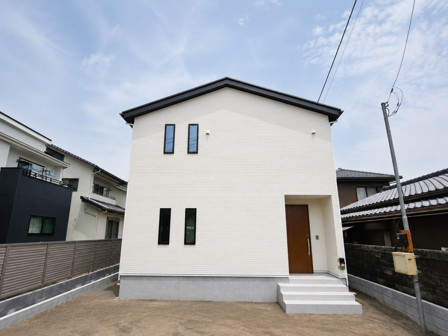 茨城県古河市　チークの無垢床とハーフ吹き抜楽しむ家　の周辺環境写真
